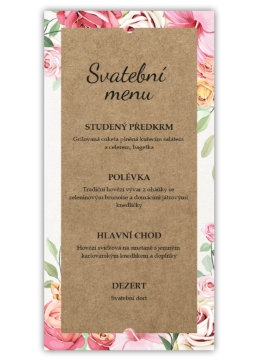 Chutné svatební menu. - Craft floral